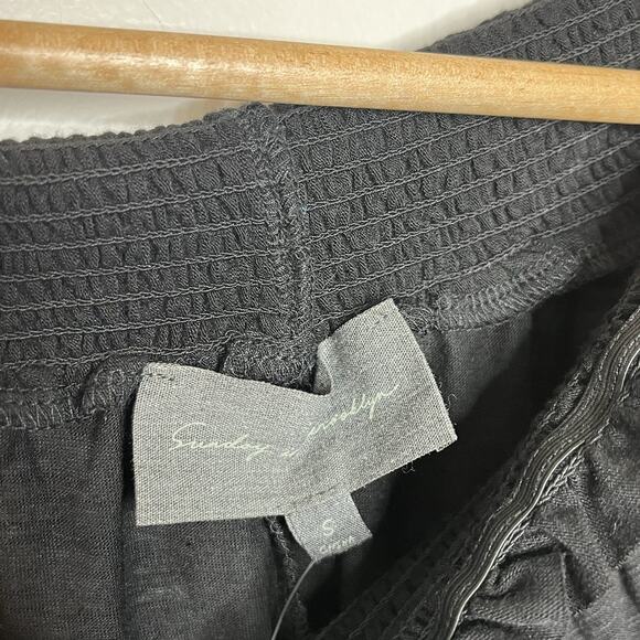 Anthropologie Sunday In Brooklyn Smocked Top Womens Small Off The Shoulder Boho - Picture 5 of 8